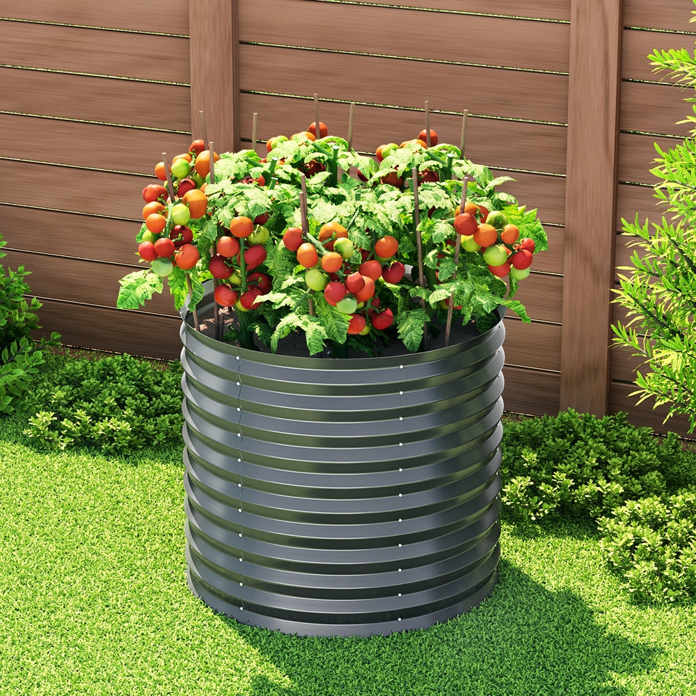 Green Fingers Garden Bed 80X68cm Planter Box-6