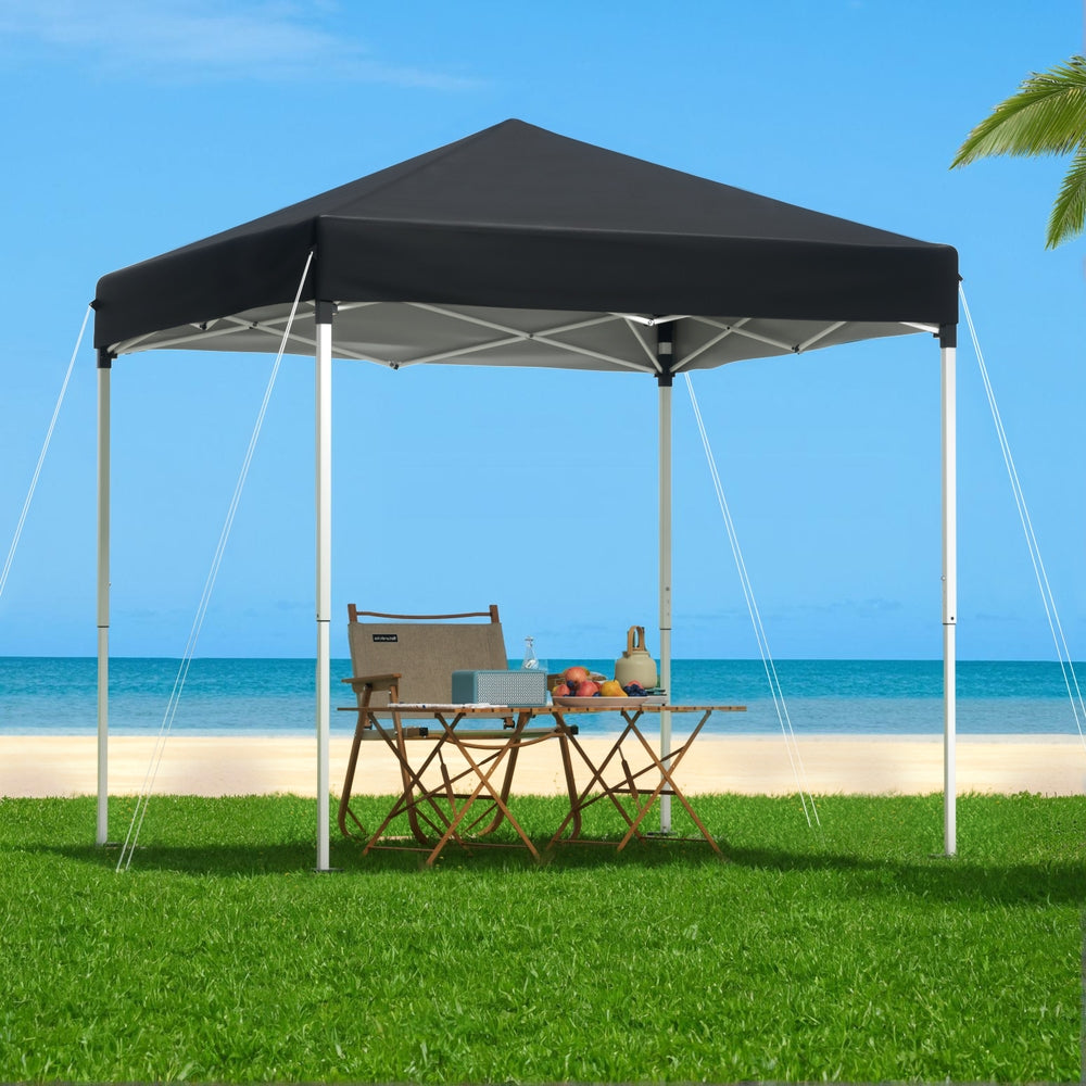 Instahut Gazebo 2x2m Outdoor Patio Garden Marquee Shade Black-6