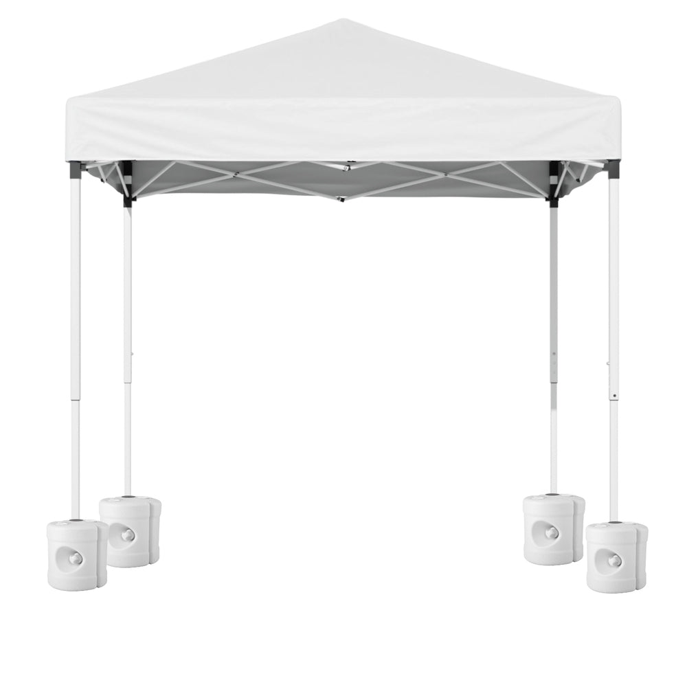 Instahut Gazebo 2x2m Outdoor Patio Garden Marquee Shade w/ Base Pods White-2