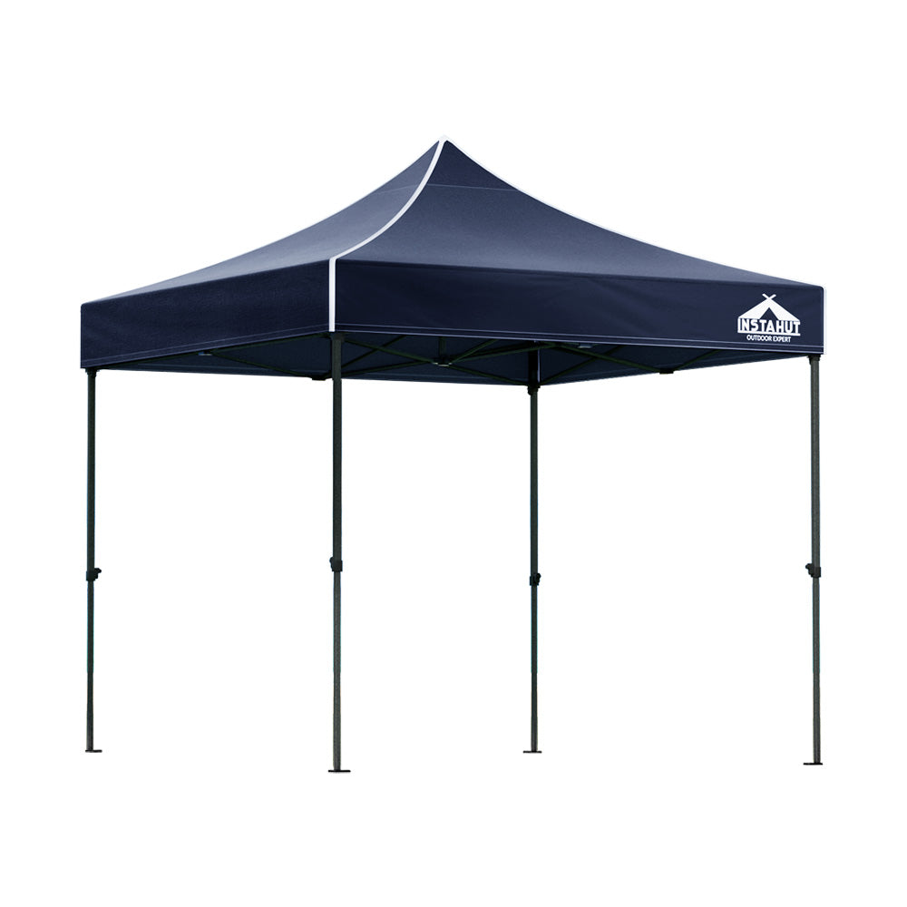 Instahut Gazebo Pop Up Marquee 3x3m Folding Tent Wedding Outdoor Camping Canopy Gazebos Shade Navy-0