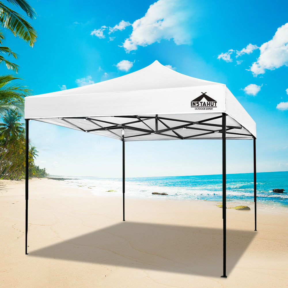 Instahut Gazebo Pop Up Marquee 3x3 Folding Tent Outdoor Camping 500D Oxford-6