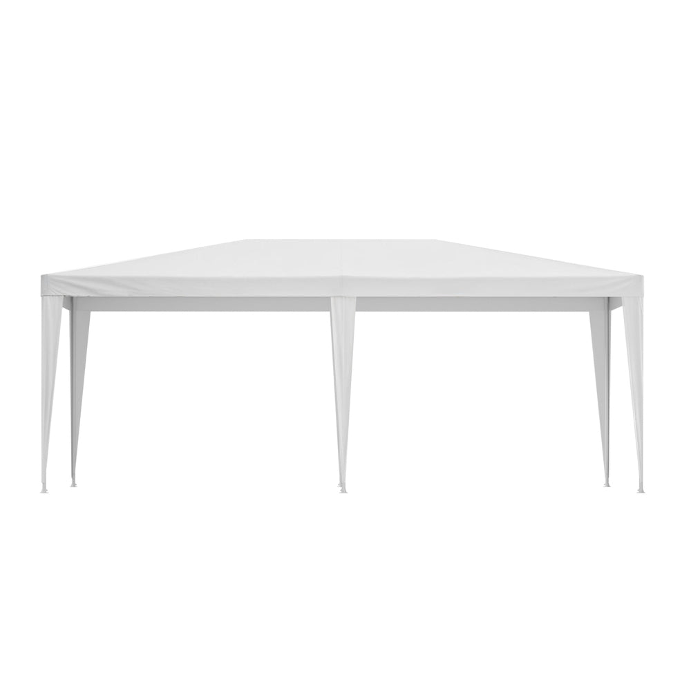 Instahut Gazebo 3x6m Wedding Party Marquee Tent Outdoor Event Camping Canopy Shade White-2