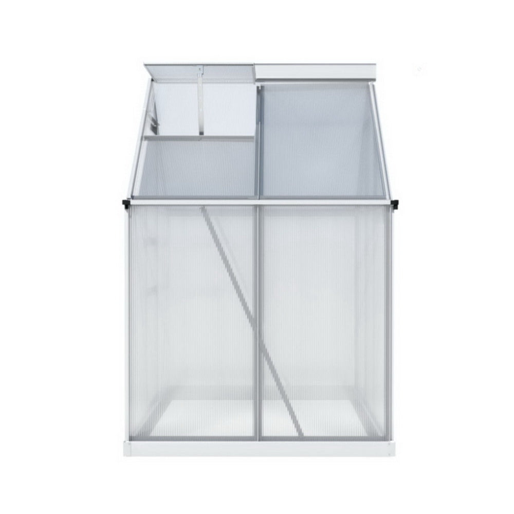 Green Fingers Greenhouse Aluminium Polycarbonate Premium Garden Storage Shed 3.1Mx1.9Mx2.0M-2