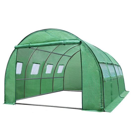 Greenfingers Greenhouse 4x3x2M Walk in Green House Tunnel Plant Garden Shed Dome-0