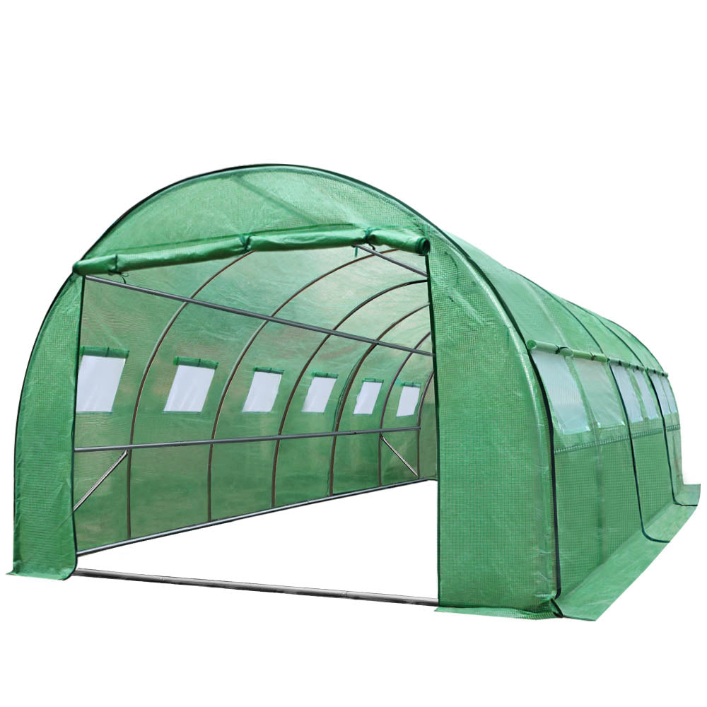 Greenfingers Greenhouse 6x3x2M Walk in Green House Tunnel Plant Garden Shed Dome-0