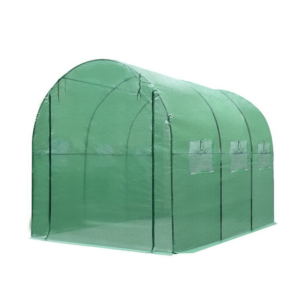 Greenfingers Greenhouse 3x2x2M Walk in Green House Tunnel Plant Garden Shed Dome-2