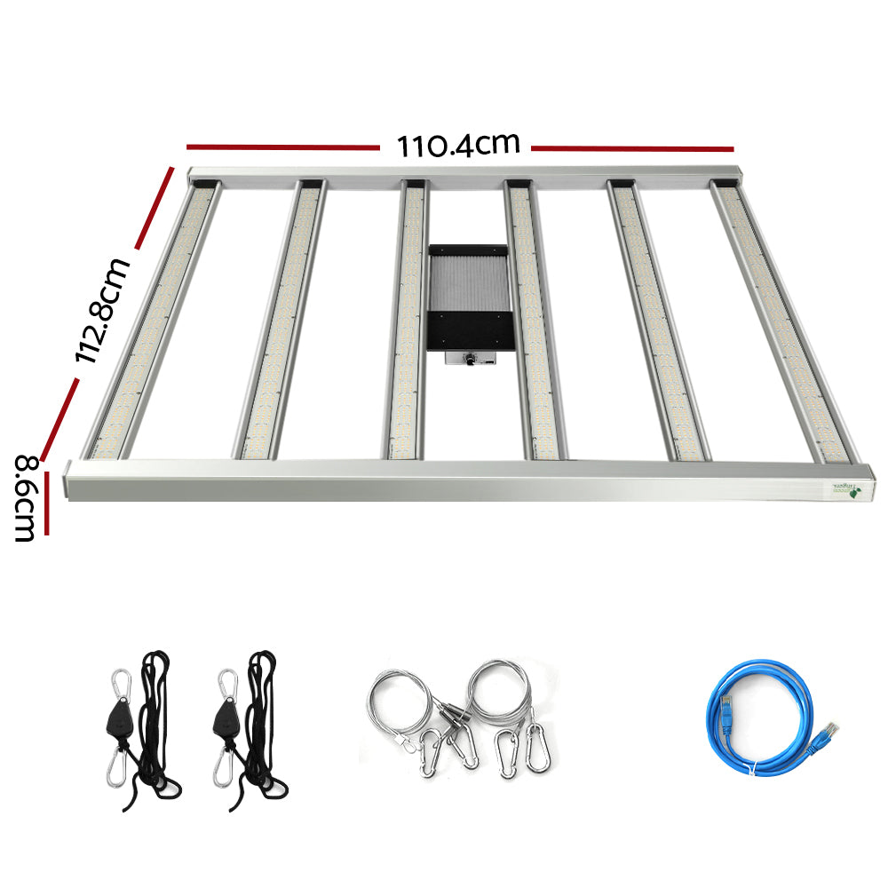 Green Fingers 7200W Grow Light LED Full Spectrum Indoor Plant All Stage Growth-1