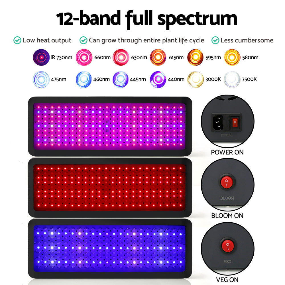 Greenfingers 2000W Grow Light LED Full Spectrum Indoor Plant All Stage Growth-3