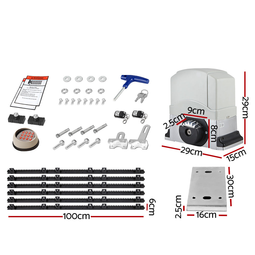 Automatic Sliding Gate Opener & Hardware Kit-1