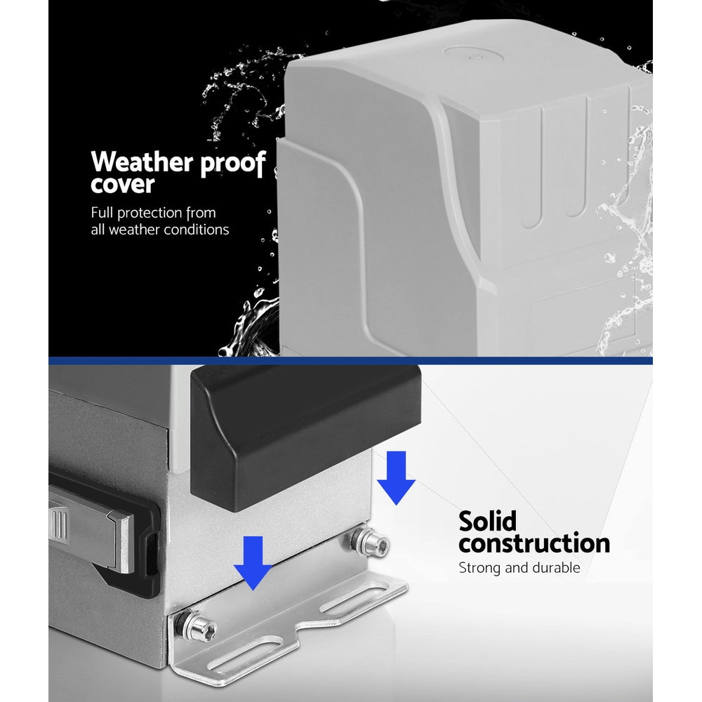 LockMaster Electric Sliding Gate Opener 1800KG Keypad 6M Rail-5