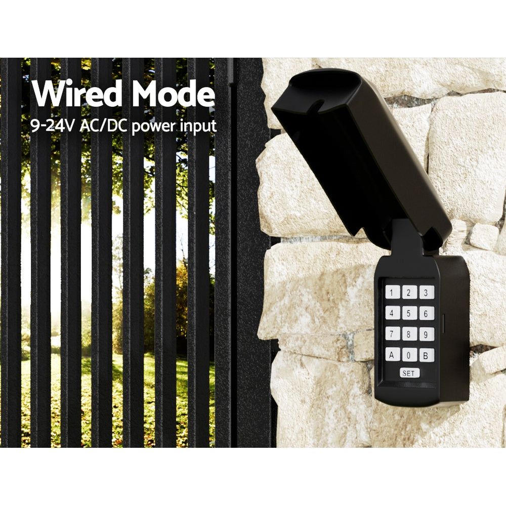 Lockmaster Universal Wireless Wired Keypad Security Control For Gate Opener-4