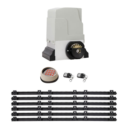 Lockmaster Automatic Sliding Gate Opener Kit Keypad 6M 1800KG-0