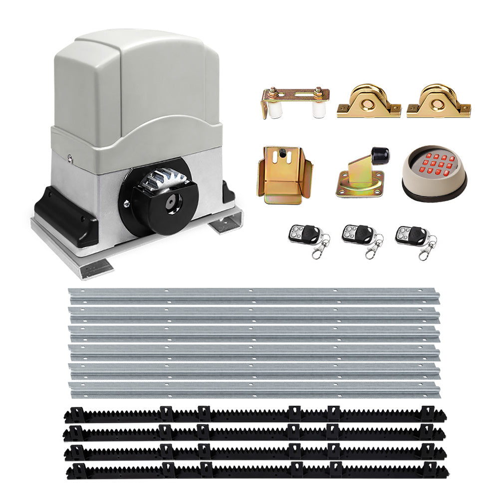 LockMaster Electric Sliding Gate Opener 800KG Keypad 4M-2