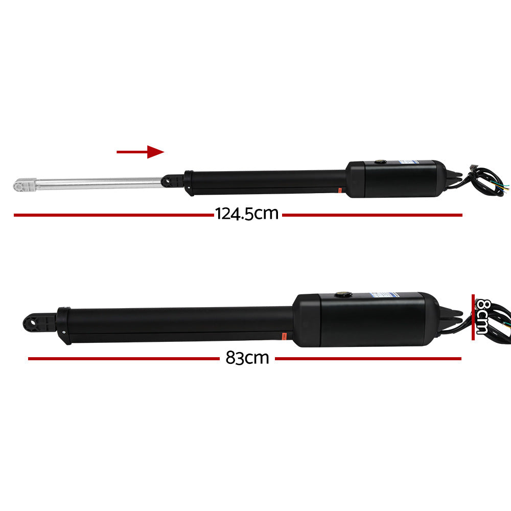 Lockmaster Single Swing Gate Opener 600KG 20W Solar Panel-1