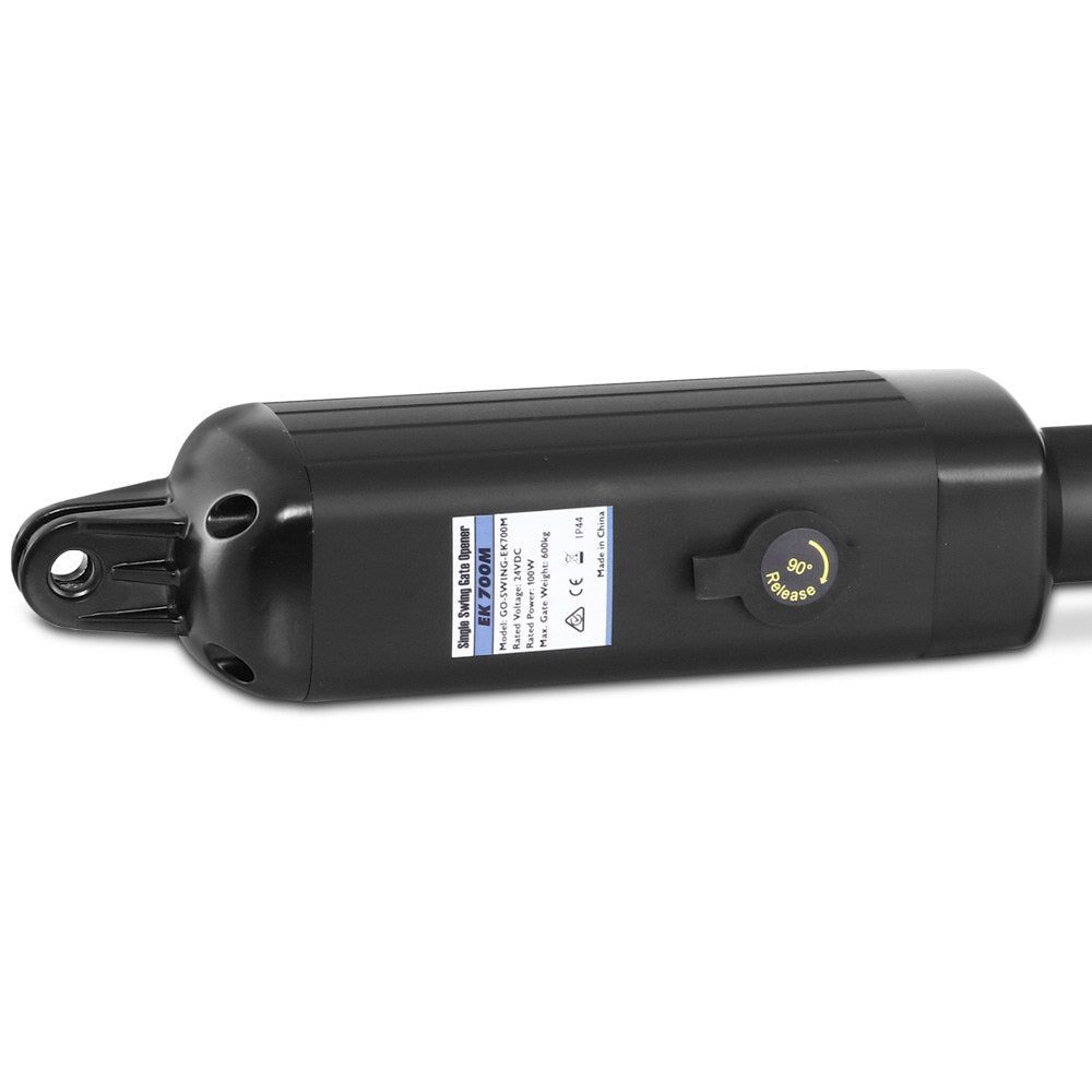 Lockmaster Single Swing Gate Opener 600KG 40W Solar Panel-2