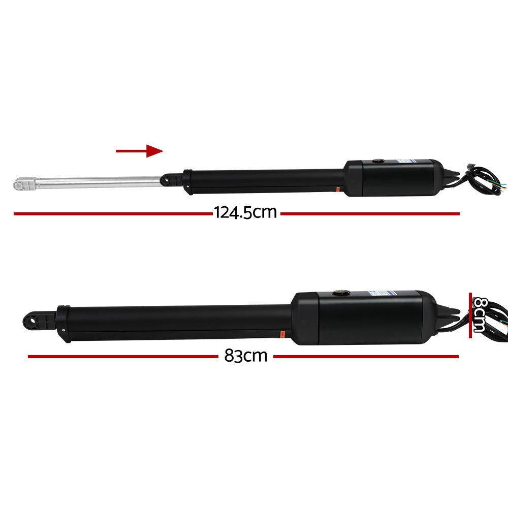 Lockmaster Single Swing Gate Opener 600KG 10W Solar Panel-1