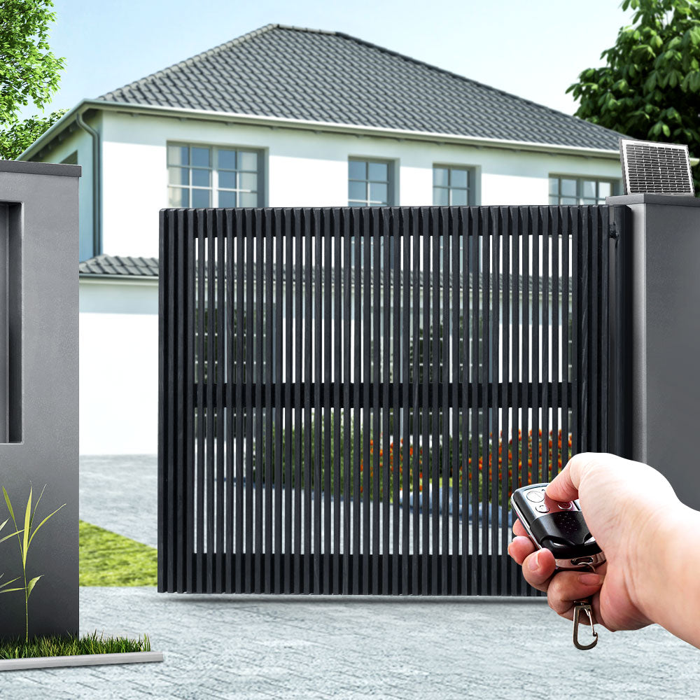 Lockmaster Single Swing Gate Opener 600KG 10W Solar Panel-7