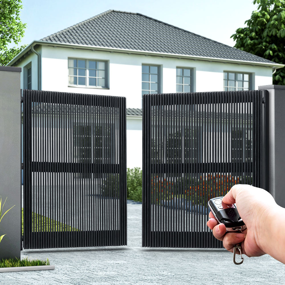 LockMaster Automatic Electric Gate Opener Double Swing Remote Control Kit 800KG-7