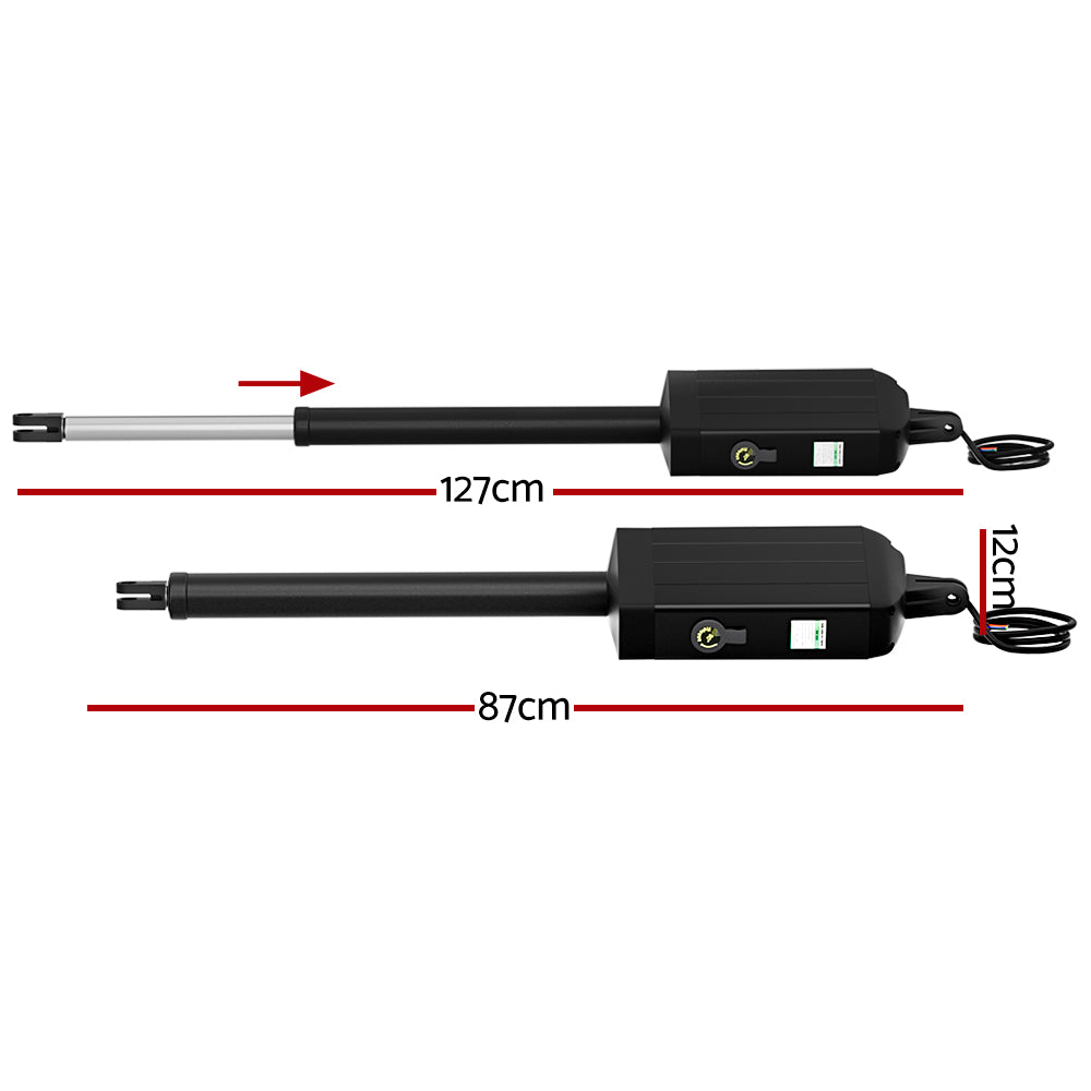 LockMaster Dual Swing Gate Opener Automatic Solar Power 10W 600KG 10M-1