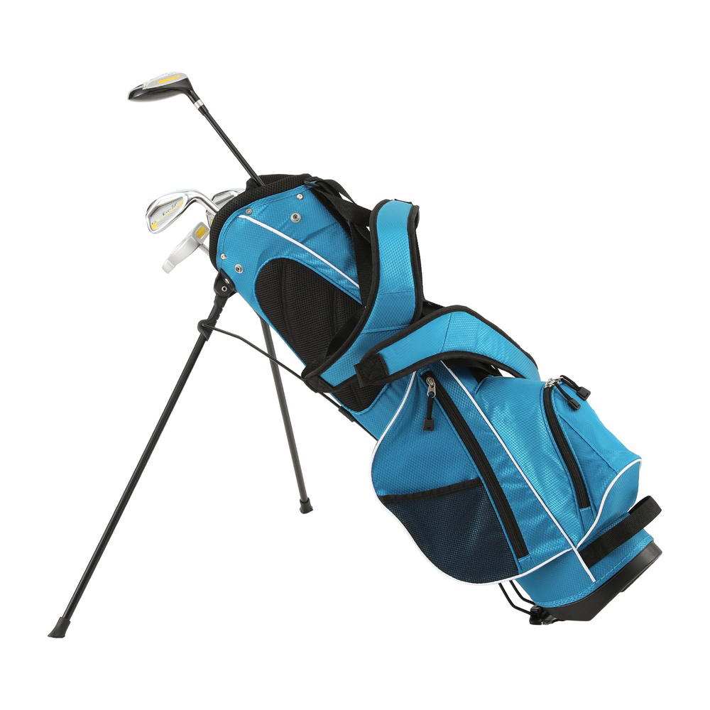 Everfit Golf Clubs Set Junior Right Handed Golf Wedges Iron Golf Stand Bag-2