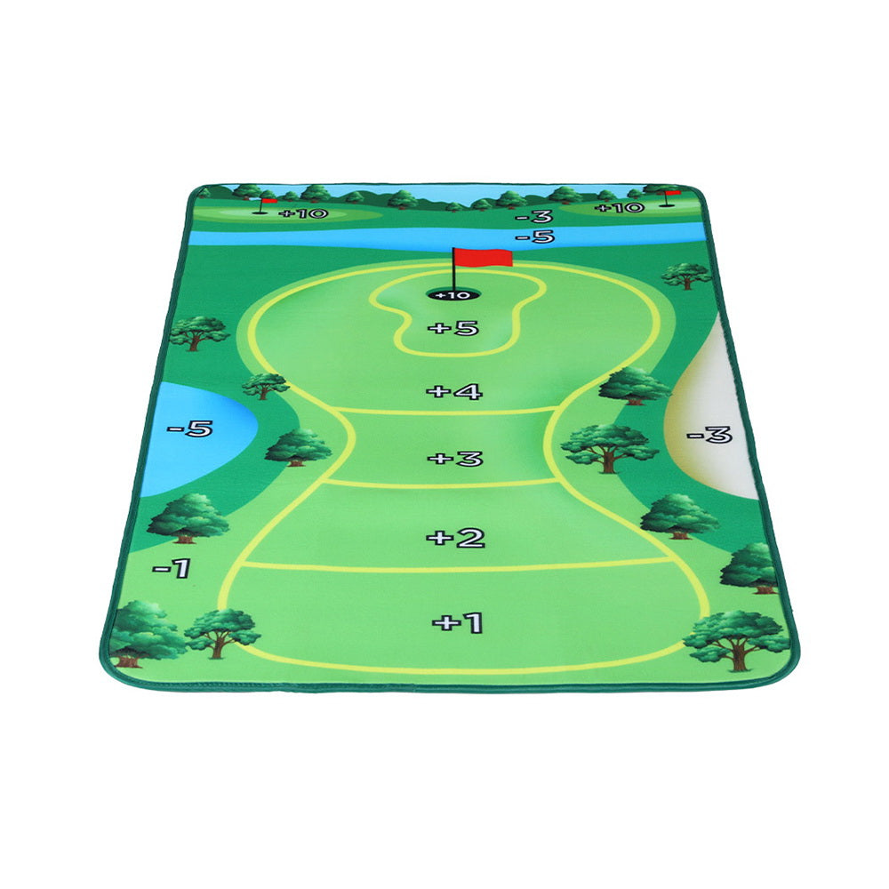Everfit Golf Chipping Game Mat Indoor Outdoor PracticeÂ Training Aid Set-2
