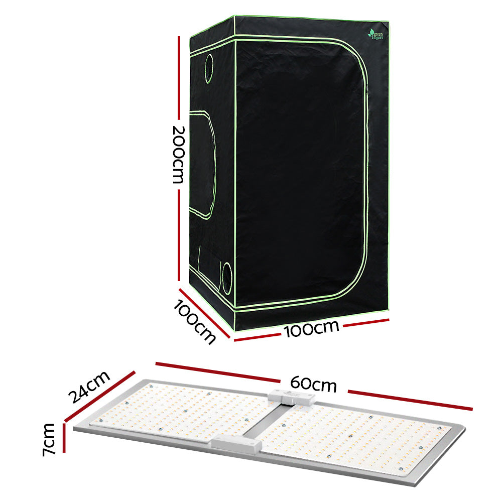 Greenfingers Grow Tent Light Kit 100x100x200CM 2200W LED Full Spectrum-1