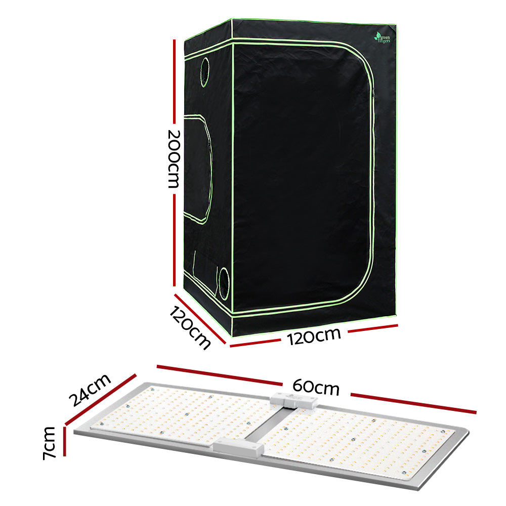 Greenfingers Grow Tent Light Kit 120x120x200CM 2200W LED Full Spectrum-1