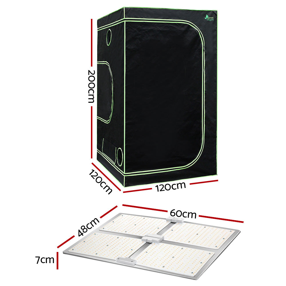 Greenfingers Grow Tent Light Kit 120x120x200CM 4500W LED Full Spectrum-1