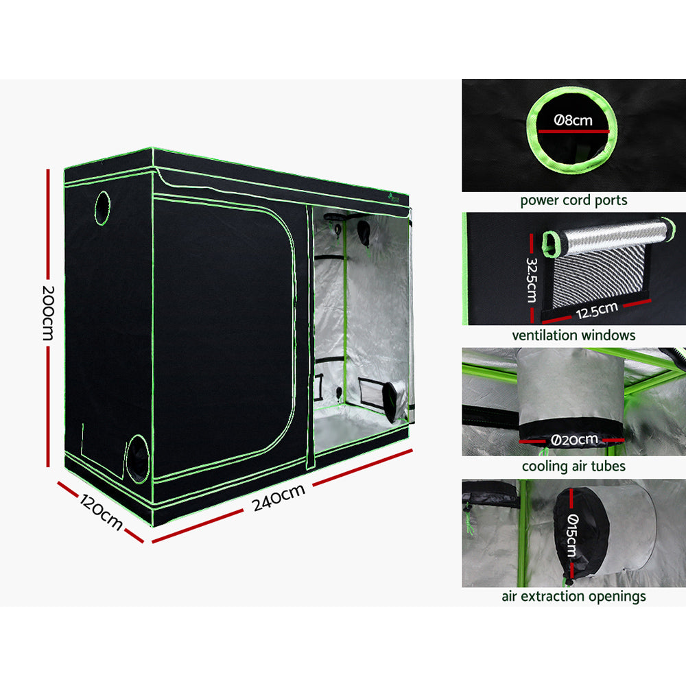 Greenfingers Grow Tent Light Kit 240x120x200CM 2200W LED Full Spectrum-3