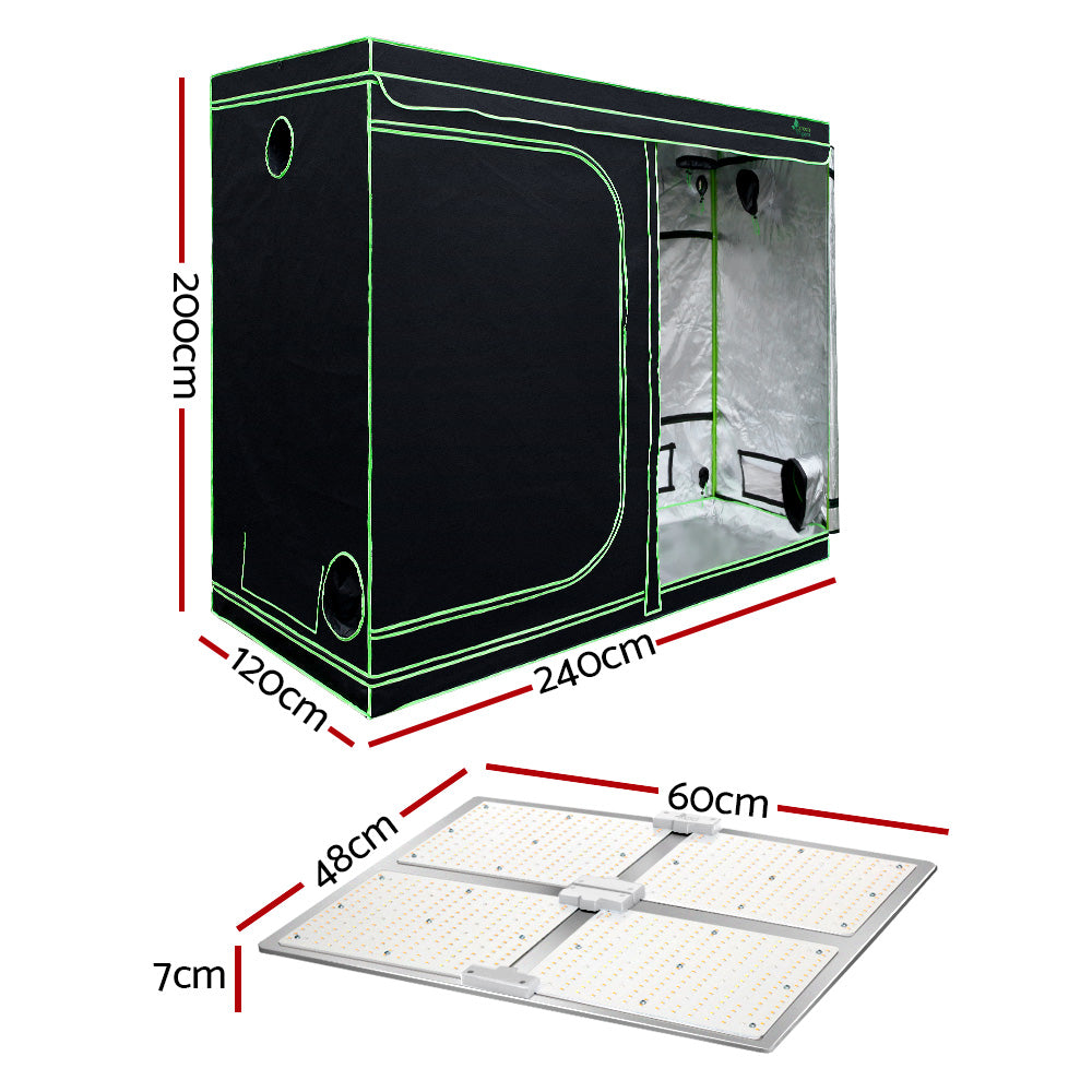 Greenfingers Grow Tent Light Kit 240x120x200CM 4500W LED Full Spectrum-1