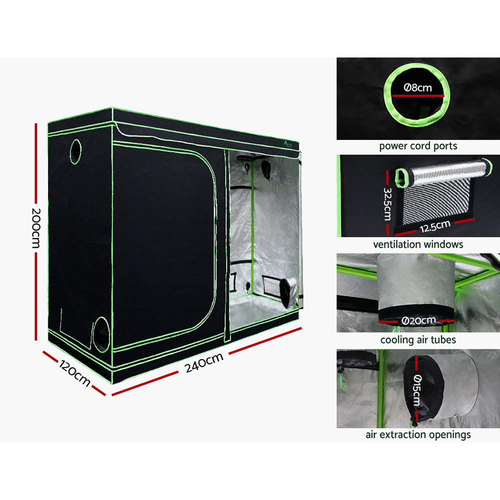 Greenfingers Grow Tent Light Kit 240x120x200CM 4500W LED Full Spectrum-3