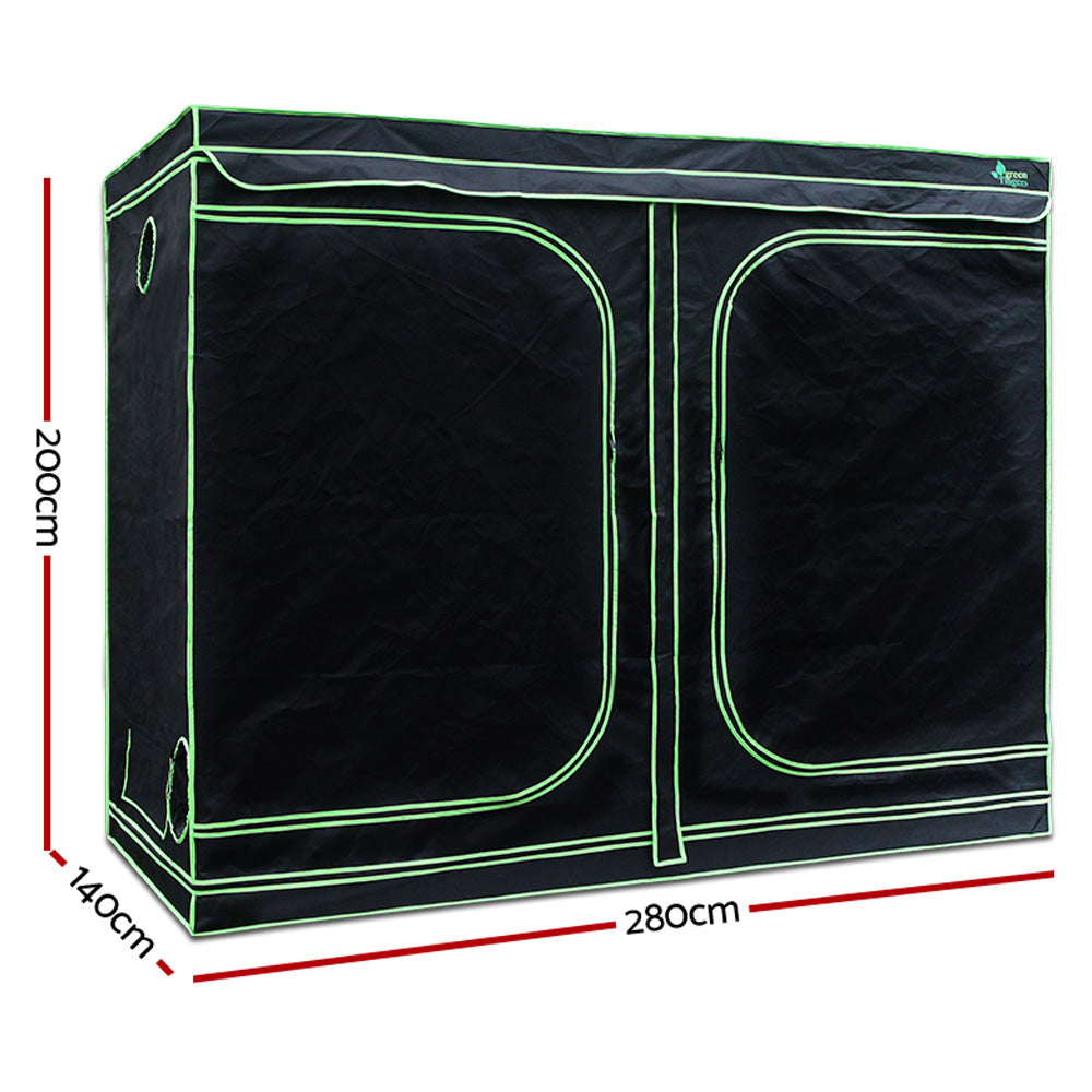 Greenfingers Grow Tent 280x140x200CM Hydroponics Kit Indoor Plant Room System-1