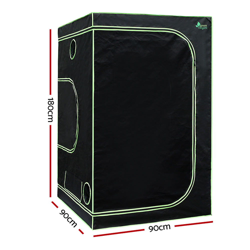 Greenfingers Grow Tent 90x90x180CM Hydroponics Kit Indoor Plant Room System-1