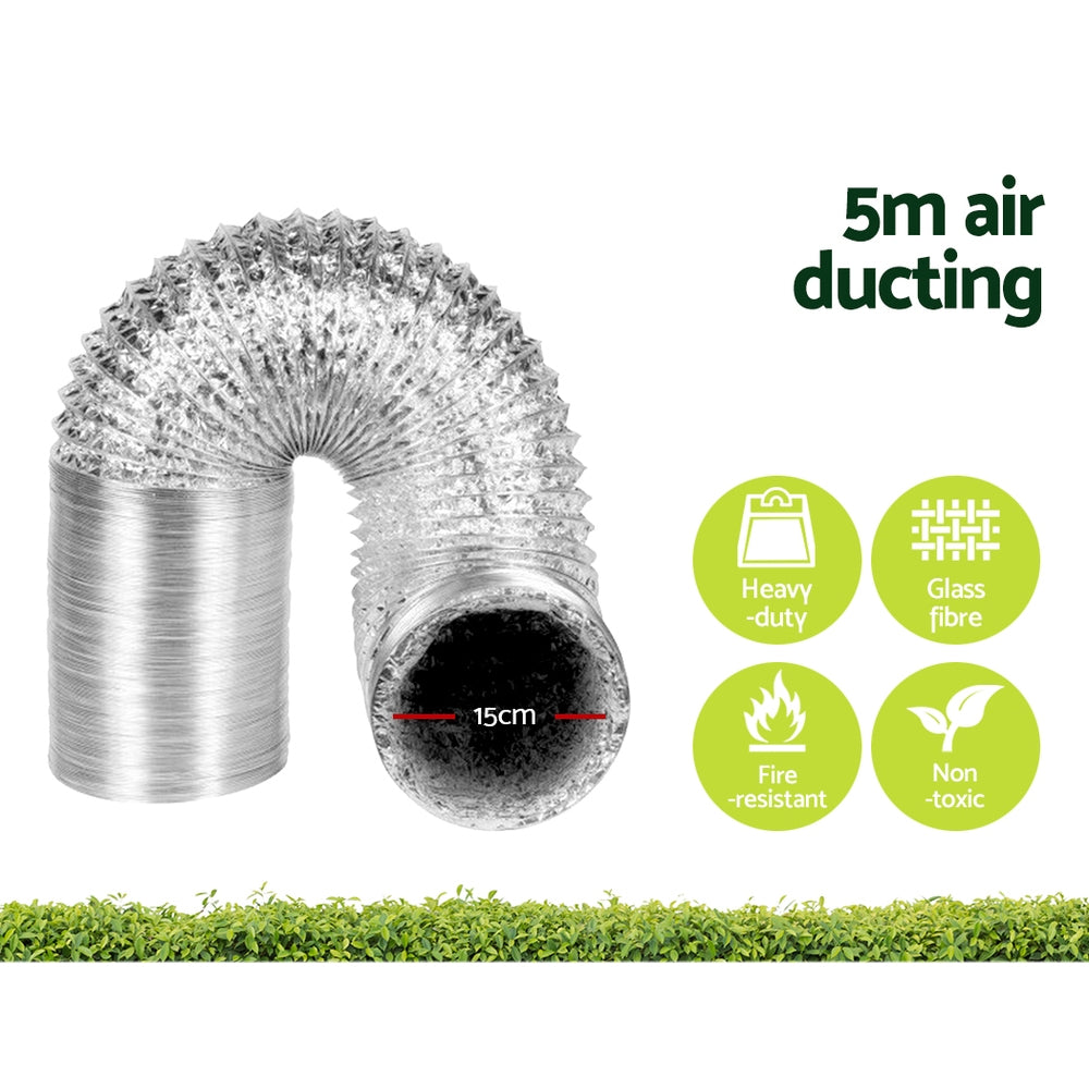 Greenfingers Grow Tent Light Kit 120x120x200CM 1000W LED 6" Vent Fan,Greenfingers Grow Tent Light Kit LED 1000W Full Spectrum 6" Vent 120x120x200CM-3