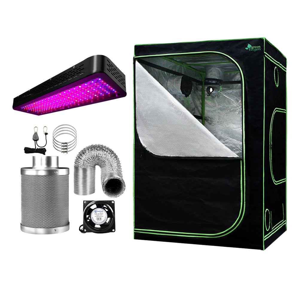 Greenfingers Grow Tent Light Kit 150x150x200CM 2000W LED 4" Vent Fan,Greenfingers Grow Tent Light Kit LED 2000W Full Spectrum 4" Vent 150x150x200CM-0