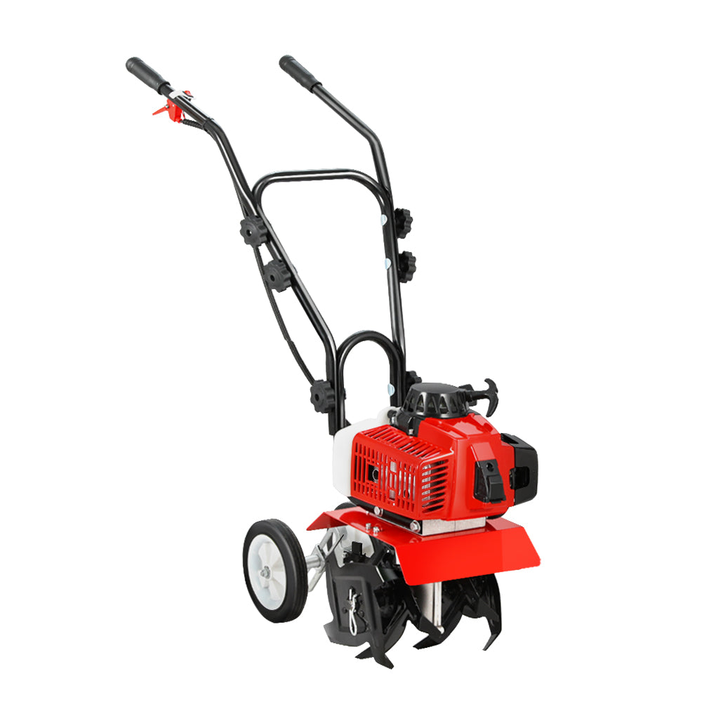 Giantz 88CC Tiller Garden Cultivator Rototiller 4 Blades Soil Plower Rotary Hoe-0