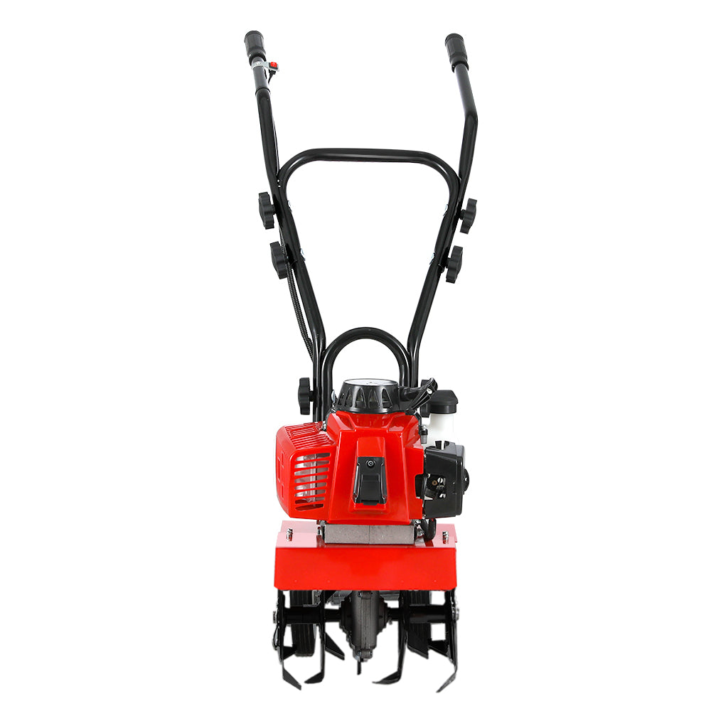 Giantz 88CC Tiller Garden Cultivator Rototiller 4 Blades Soil Plower Rotary Hoe-2