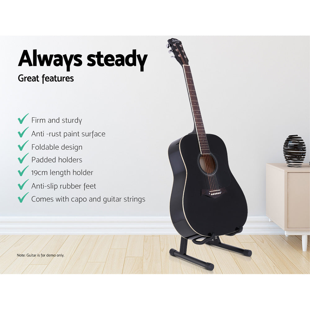 Alpha Guitar Stand Folding Portable Floor Rack Holder-2