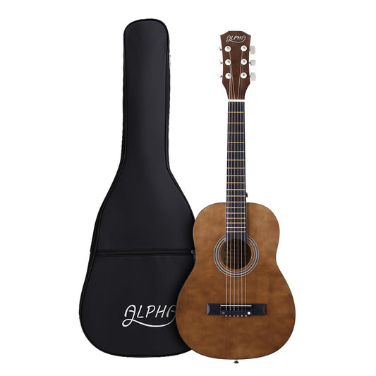 Alpha 31" Steel String Acoustic Guitar Portable-0