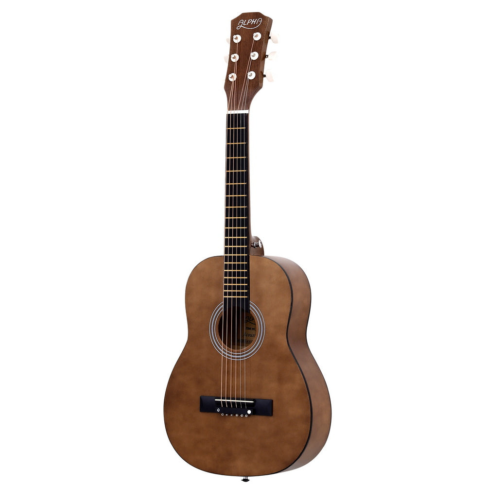 Alpha 31" Steel String Acoustic Guitar Portable-2