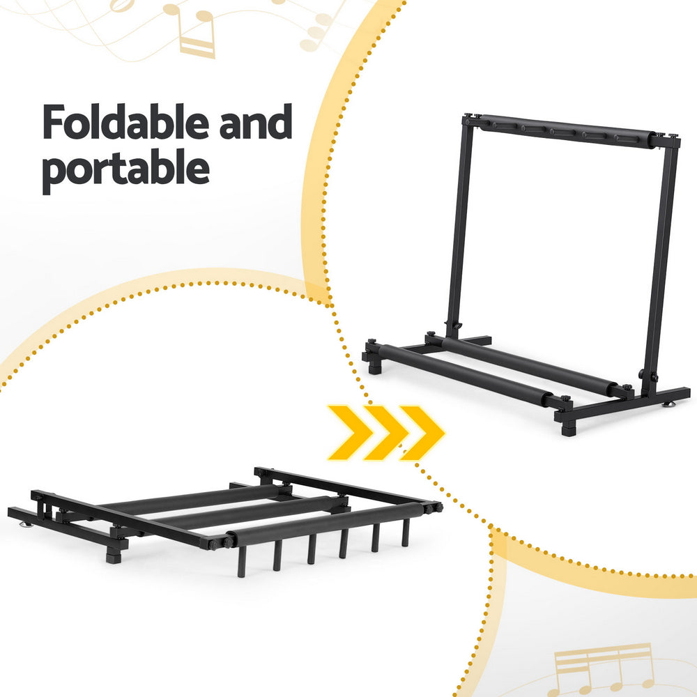 Alpha 5 Space Folding Guitar Stand Rack Holder Display-4