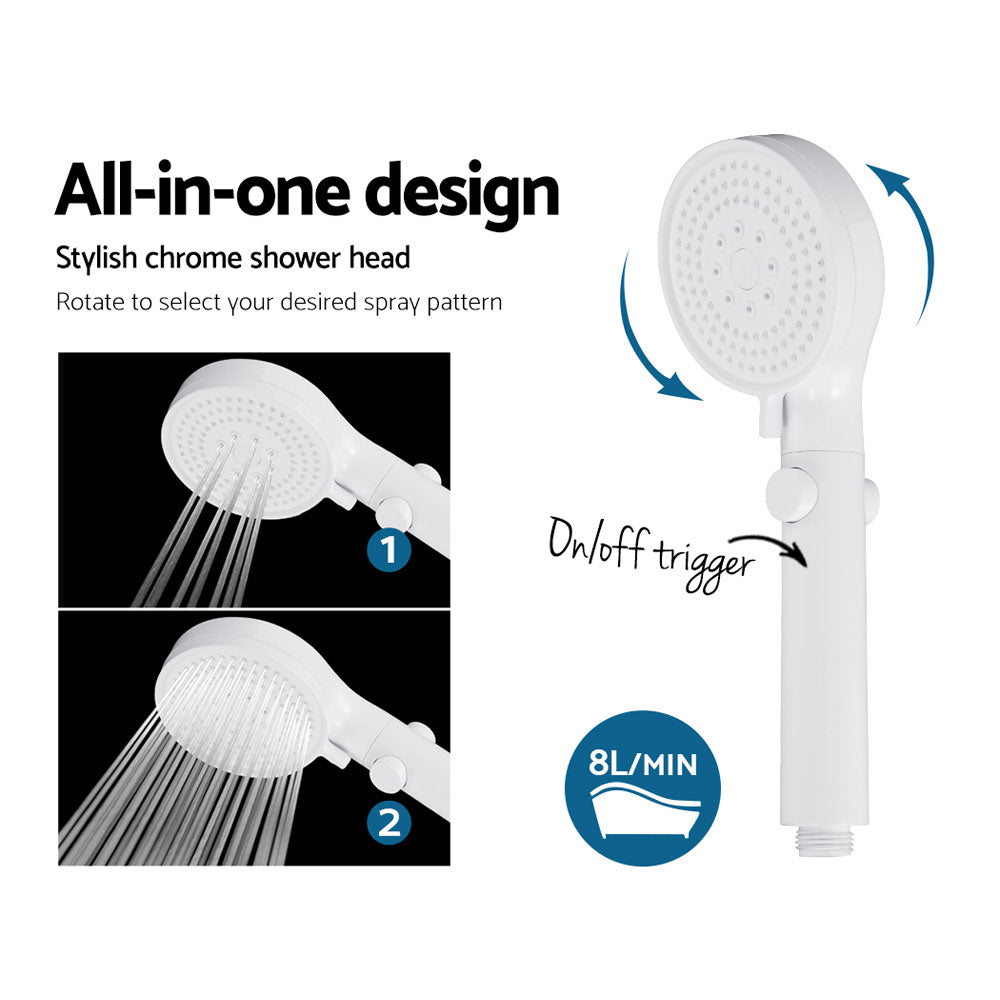 Devanti Portable Gas Water Heater 8L/Min With Pump LPG System Black-5