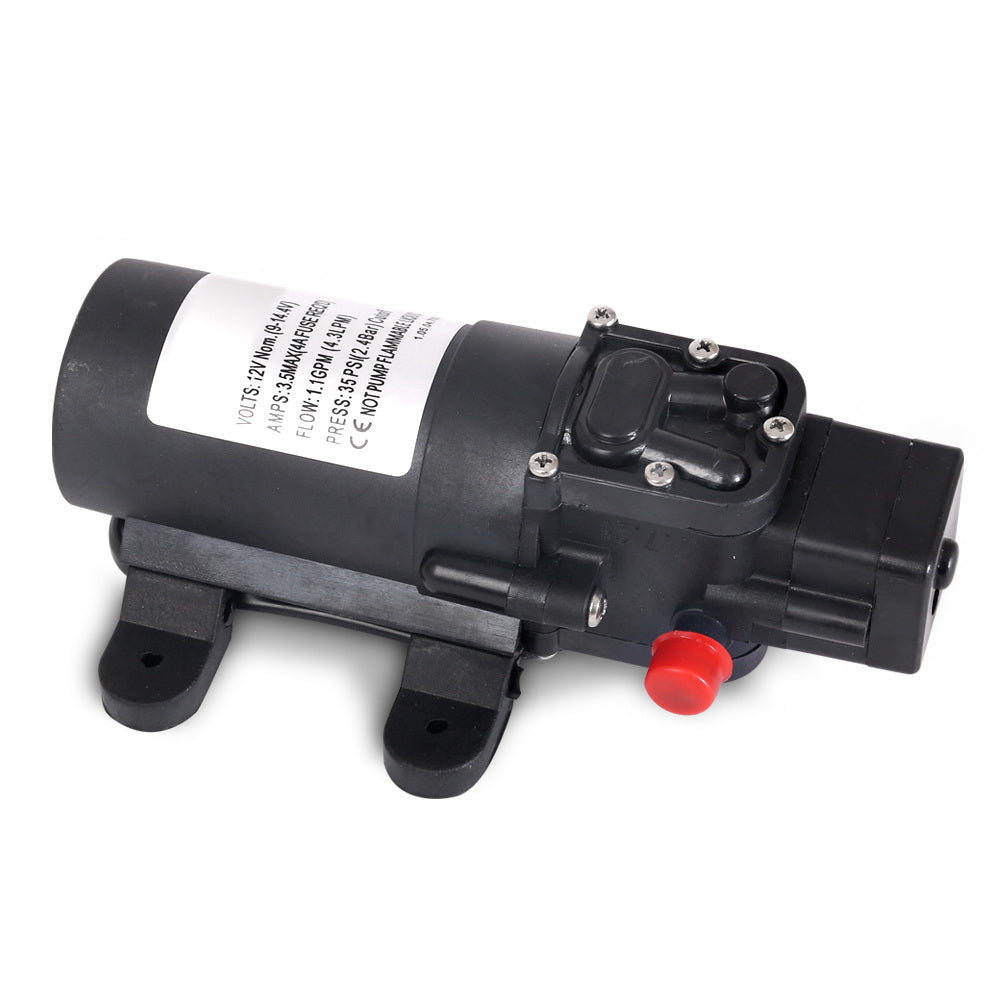 Water Pump 12V Pressure Shower 4.3L/Min-0