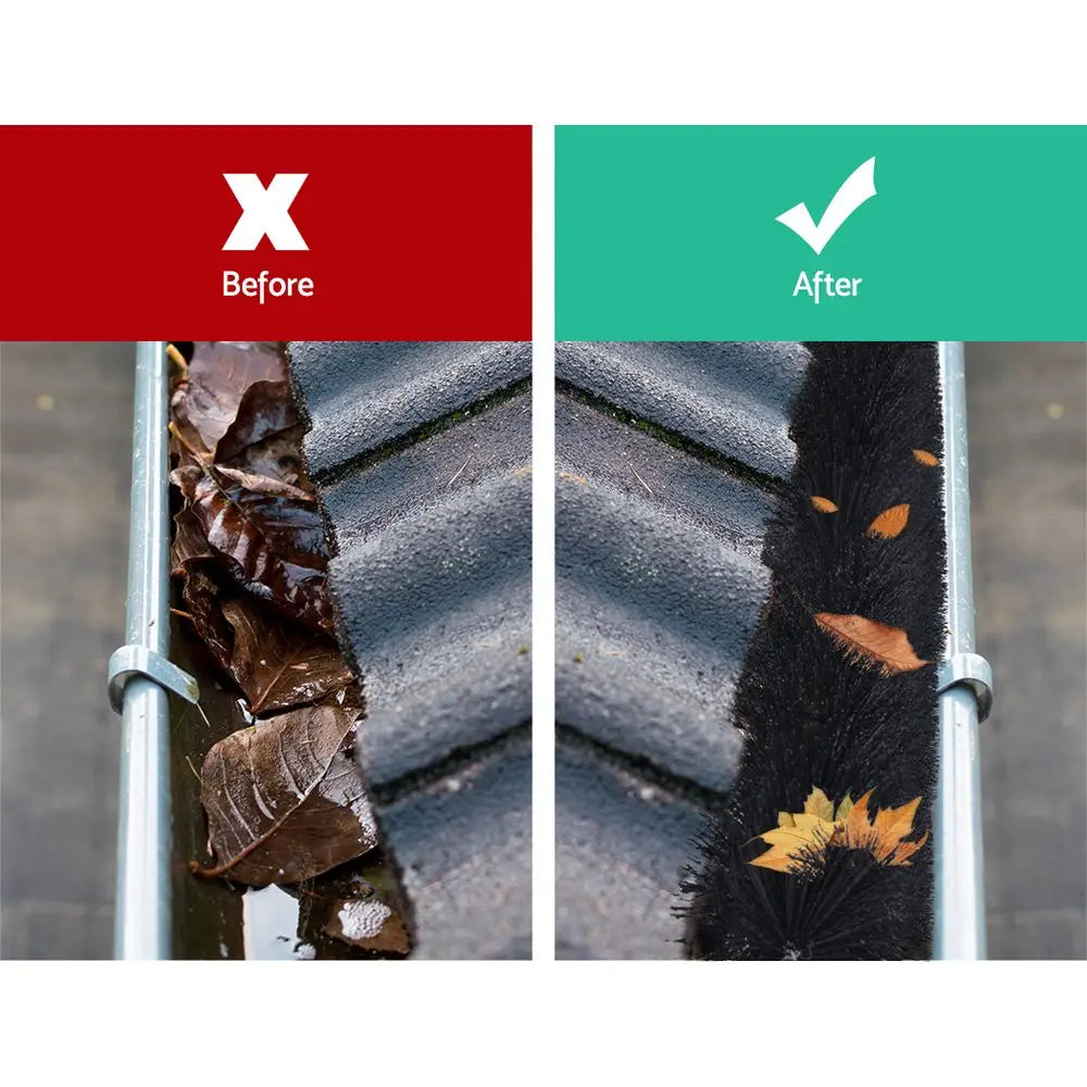 Gardeon Gutter Guard Brush 16M 92X10cm 18PCS-3