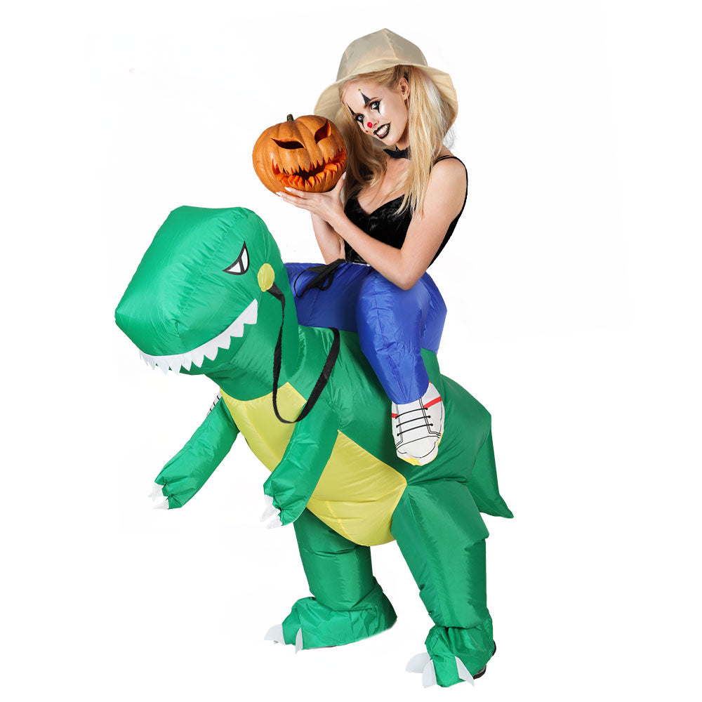 Inflatable Dinosaur Costume Adult Suit Blow Up Party Fancy Dress Halloween Cosplay-0