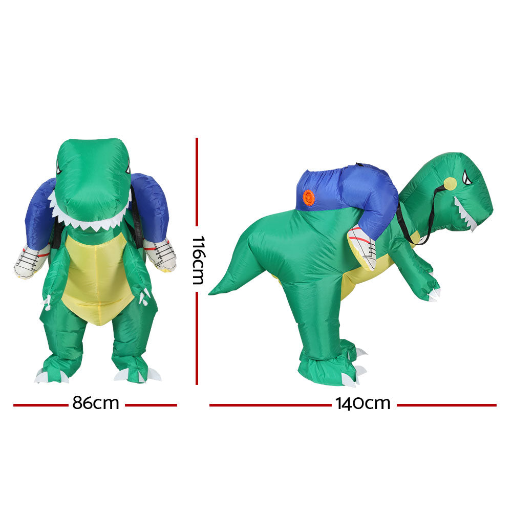 Inflatable Dinosaur Costume Adult Suit Blow Up Party Fancy Dress Halloween Cosplay-1