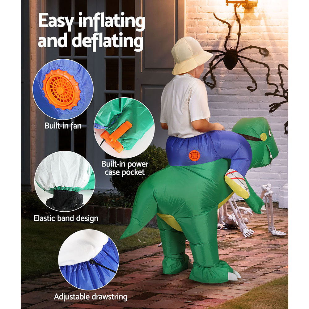 Inflatable Dinosaur Costume Adult Suit Blow Up Party Fancy Dress Halloween Cosplay-6