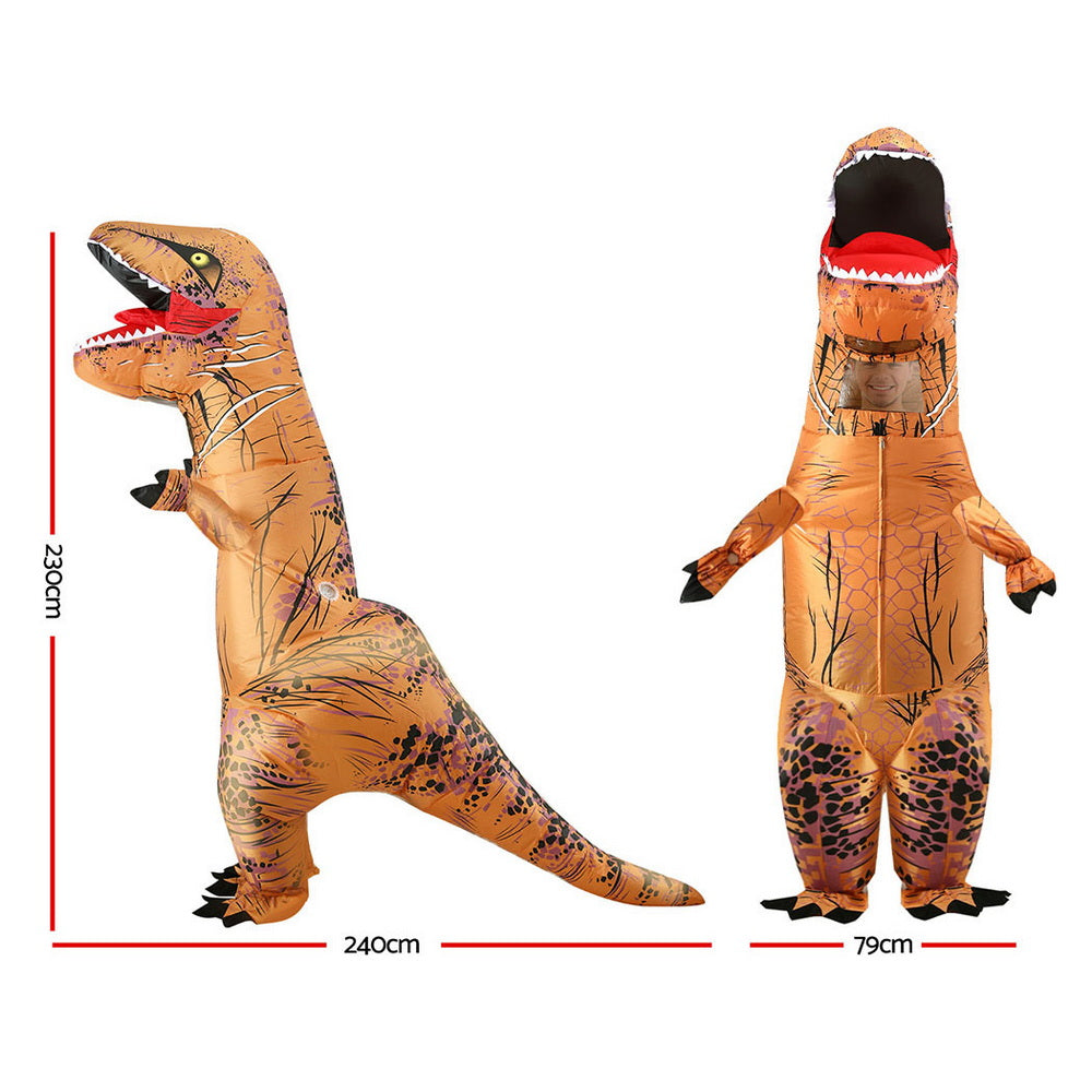 Inflatable Dinosaur Costume T-Rex Adult Suit Blow Up Party Fancy Dress Halloween Xmas Cosplay-1