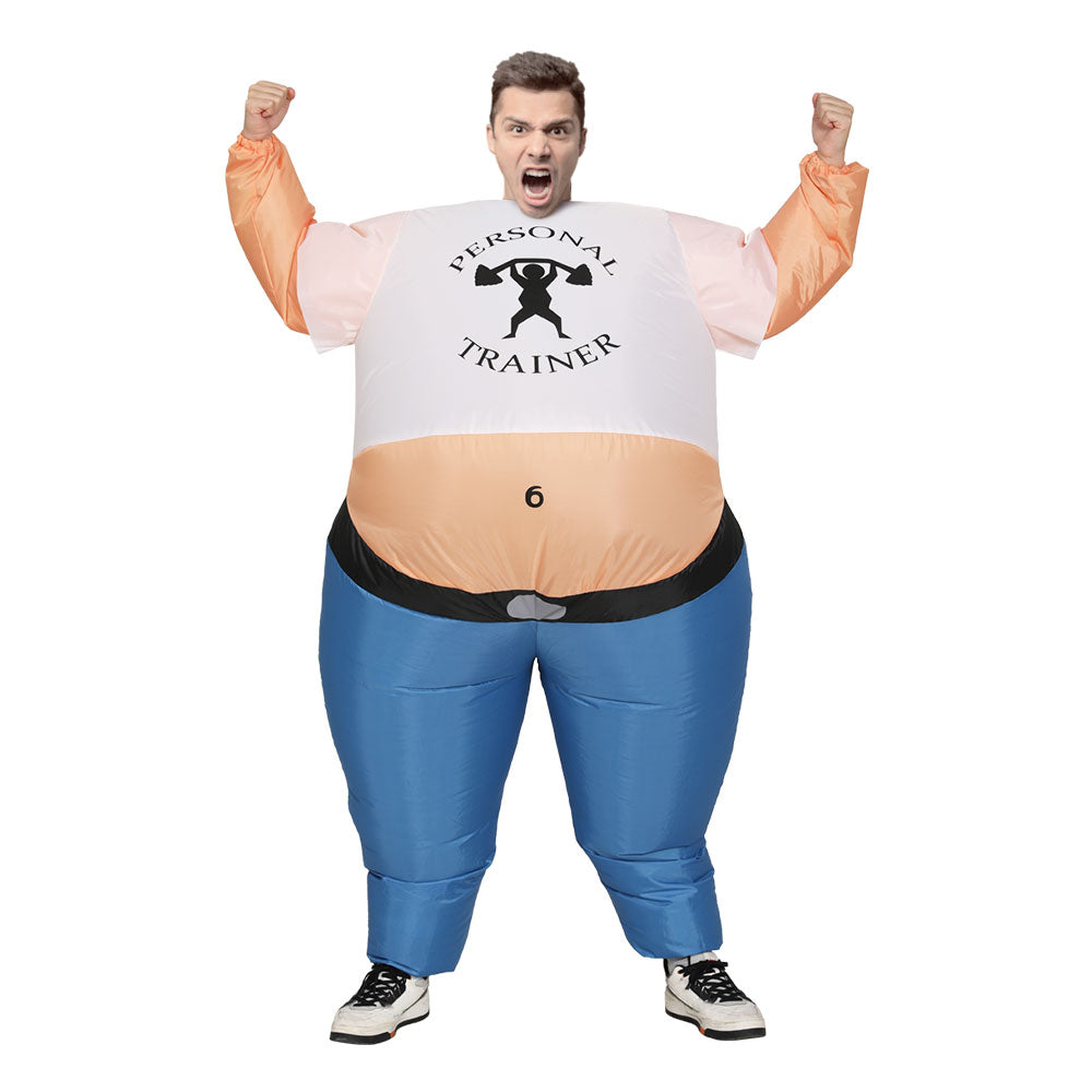 Inflatable Samson Costume Adult Suit Blow Up Party Fancy Dress Halloween Cosplay-0