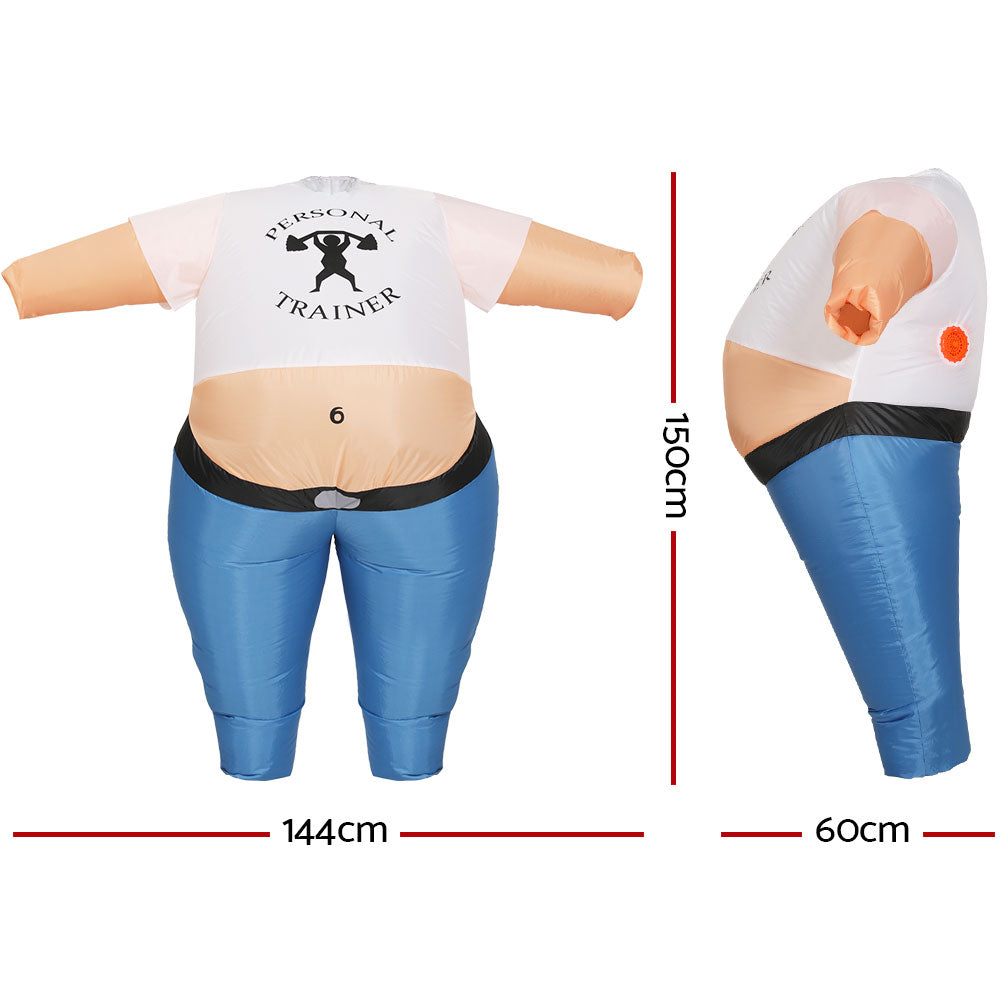 Inflatable Samson Costume Adult Suit Blow Up Party Fancy Dress Halloween Cosplay-1